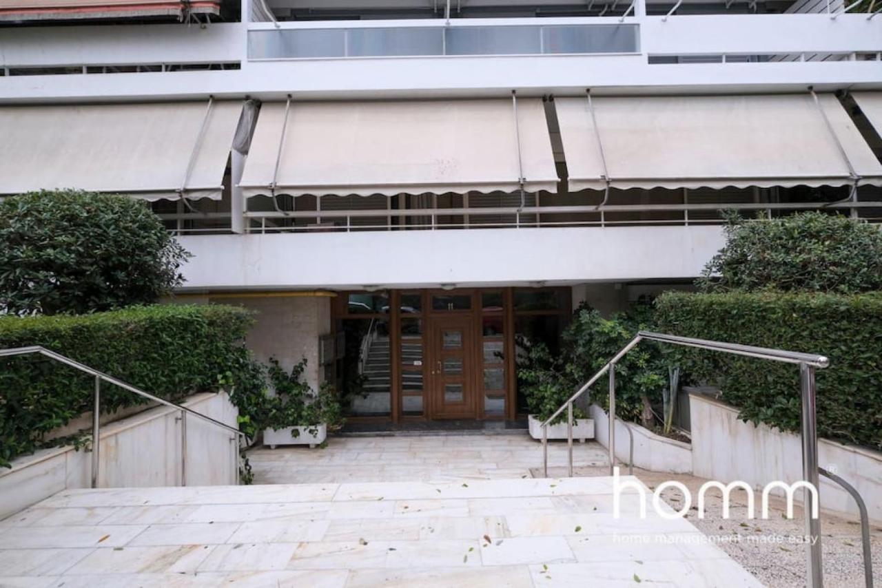 Athens Riviera Homm Flat 4 Min Walk From Beach, Thiseos Str Kültér fotó